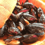 50 Steamed Tender Black Mussels
